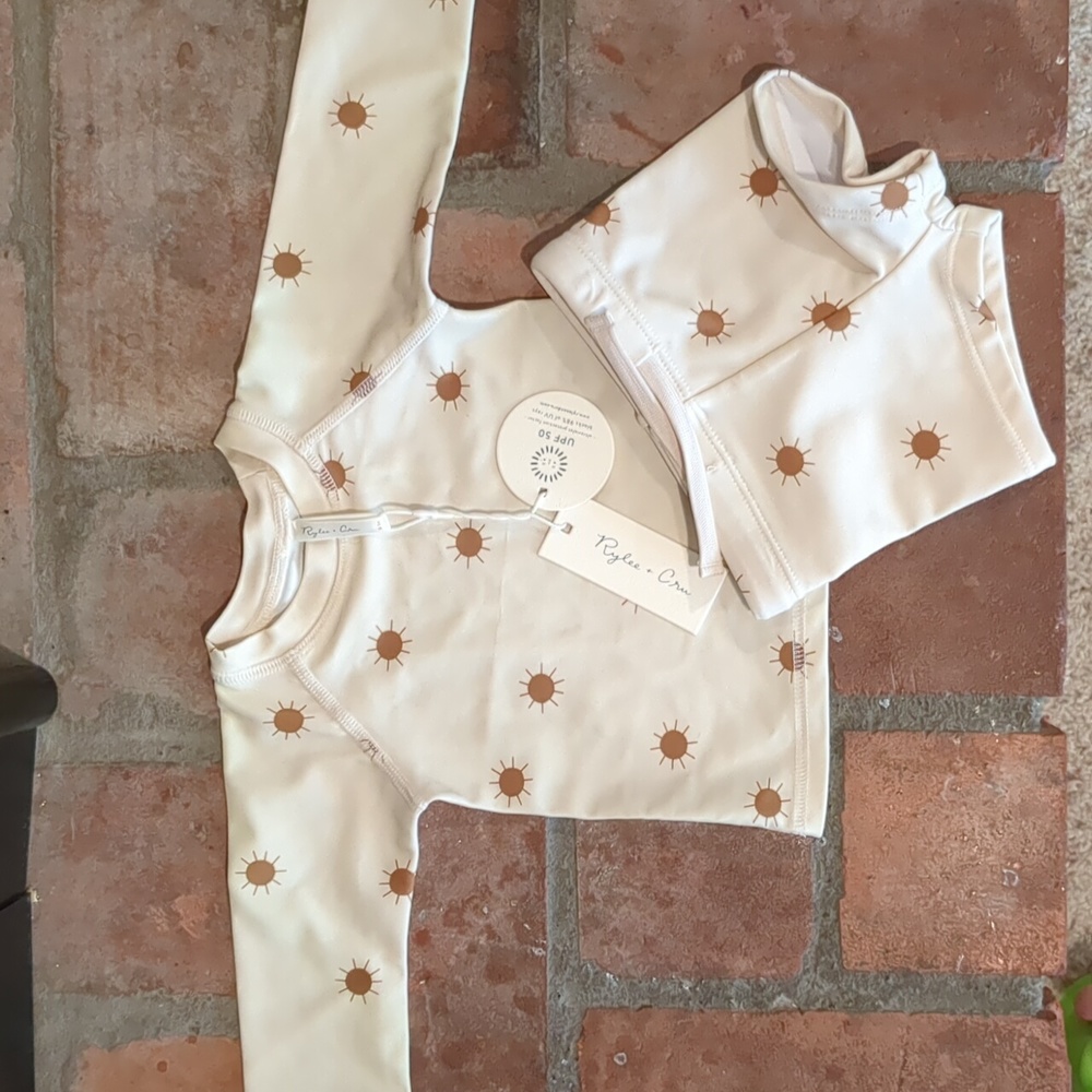 Rylee+Cru swim shirt and bottoms